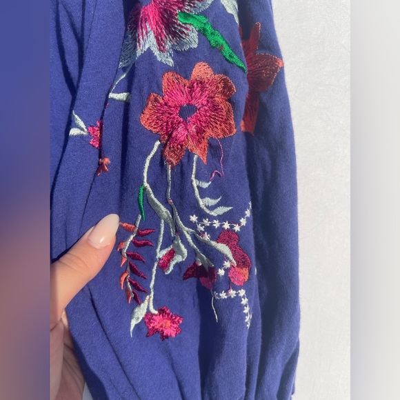 13. Free People Lita Embroidered Top | Size XS - Picture 14 of 16